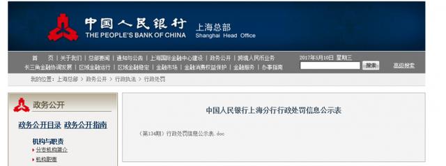 未落實(shí)支付相關(guān)規定 支付寶、財付通被央行各罰款3萬(wàn)元